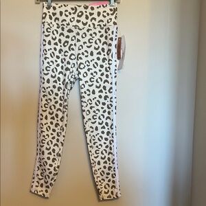 Gotex leggings peach skin collection spotted pattern polyester/spandex size S